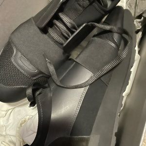 balenciaga all black shoes